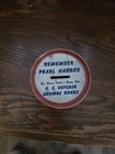 1940s Ohio Art Litho 'Remember Pearl Harbor' Drum Tin Bank, No. 61 WWII Era — photo 1