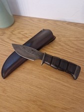 Behring Made Alaskan WWII, Jagdmesser USA Ledergriff