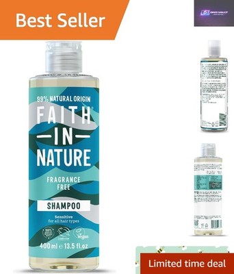 400ml parfümfreies Shampoo für alle Haartypen - ohne SLS oder Parabene