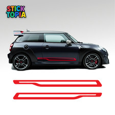 MINI JCW GT Cooper S Gonna Laterale Strisce Vinile Adesivi Racing Sport Coppia