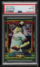 1994 Topps Finest Refractor Mike Moore #83 PSA 8 0e2x