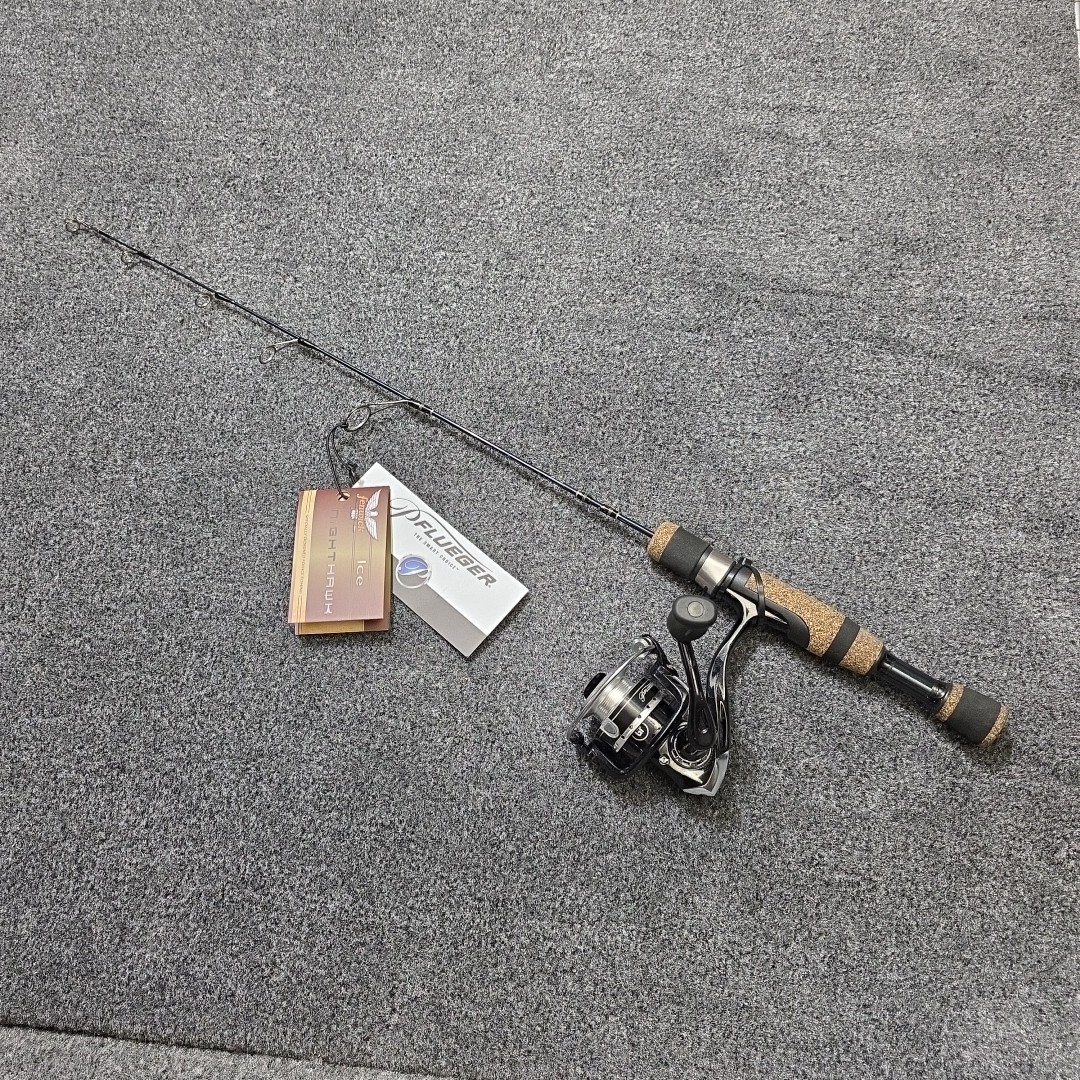 Fenwick Pflueger Spinning Reel Rod Combo Nighthawk 26" Ice F