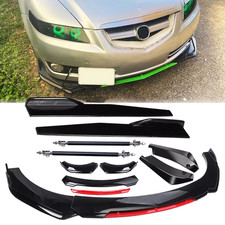 Front Bumper Lip Spoiler Splitter Body Kit Side Skirt Rear Lip For Acura Tltlx