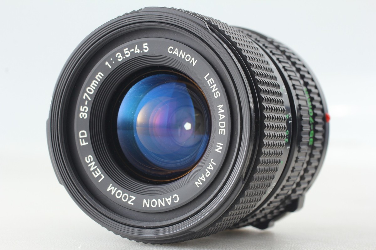 Exc+5] Canon AE-1 Program w/ FD 35-70mm F3.5-4.5 Lens From JAPAN