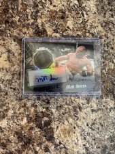 2010 Topps UFC Main Event - Matt Serra Auto Relic CHAMP! GSP KO! HOF LEGEND!