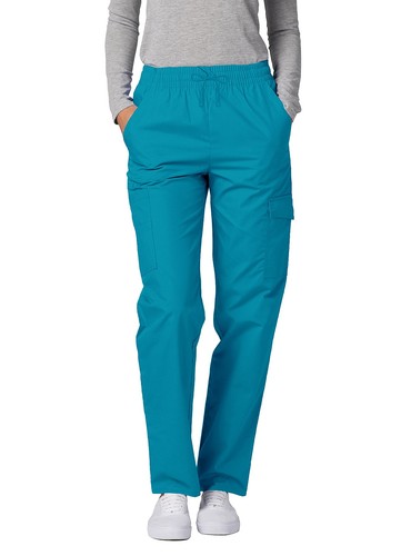 Adar Hombres Doctor Enfermera Uniforme Elevación Natural Multi Bolsillo Carga Pierna Cónica Pantalones - Imagen 10 de 21