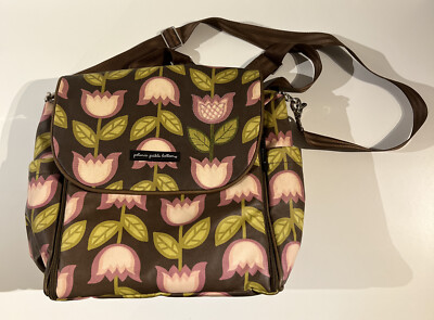 Petunia Pickle Bottom Tulip Heavenly Holland Abundance Boxy Diaper Bag. Backpack