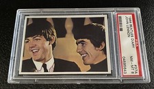 1964 Beatles Diary PSA 8 #37A George Harrison Rookie Card Paul McCartney Topps B