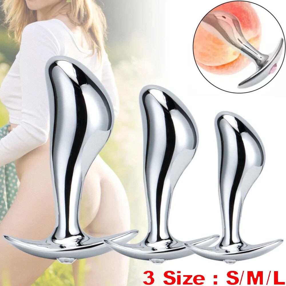 Masseur Anal En Acier Inoxydable - G-spot Et Prostate - Jouet Adulte Non Marqué
