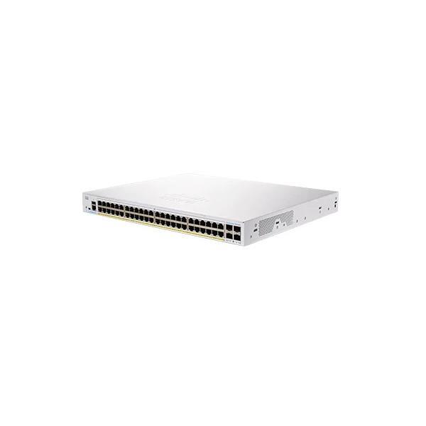 Cisco - Small Business CBS250 SMART 48-PORT GE PARTIAL POE 4X1G SFP