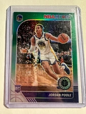 K94,409 - 2019-20 Hoops Premium Stock Prizms Green #223 Jordan Poole