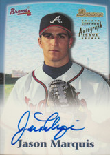 Jason Marquis 2000 Topps Bowman autograph auto card BDPA12