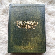 The Lord of the Rings: The Fellowship of the Ring DVD, 2002, 4-Disc Set Movie