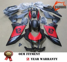 Black Painted ABS Fairing Kit For Aprilia 2016-2019 RSV4 RR / RSV4 RF Frame Set