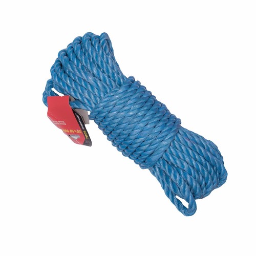3/8" inch x 50' feet Twisted POLY ROPE, Variety Color Polypropylene - Picture 3 of 4