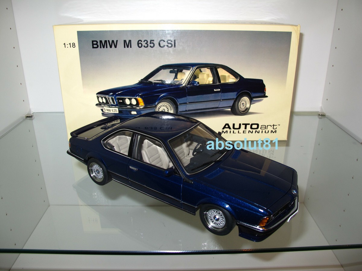 Autoart BMW 635CSi オートアート ディーラー別注 1/18 1/18 AUTOart BMW M 635 CSi (E24) White Diecast Car Model