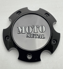 *Tapa central de rueda negra brillante de metal para moto USADA SIN TORNILLOS T127L145-5-H42-S1-G