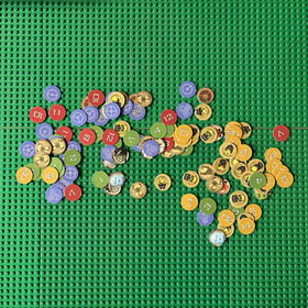 ROSE ART LEGO BIONICLE QUEST FOR MAKUTA ADVENTURE BOARD GAME INCOMPLETE 31390