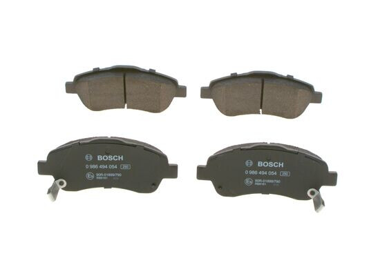 Plaquettes de frein BOSCH 0986494054 pour disques de frein TOYOTA Yaris