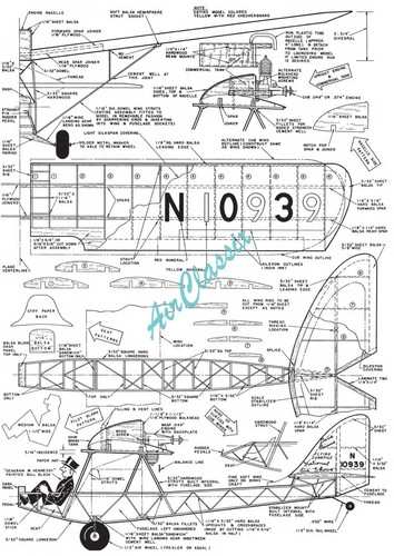 Planes de Walt Musciano: Drafty Jr. Flying Junkpile FF escala .049 (1951) - Imagen 2 de 3