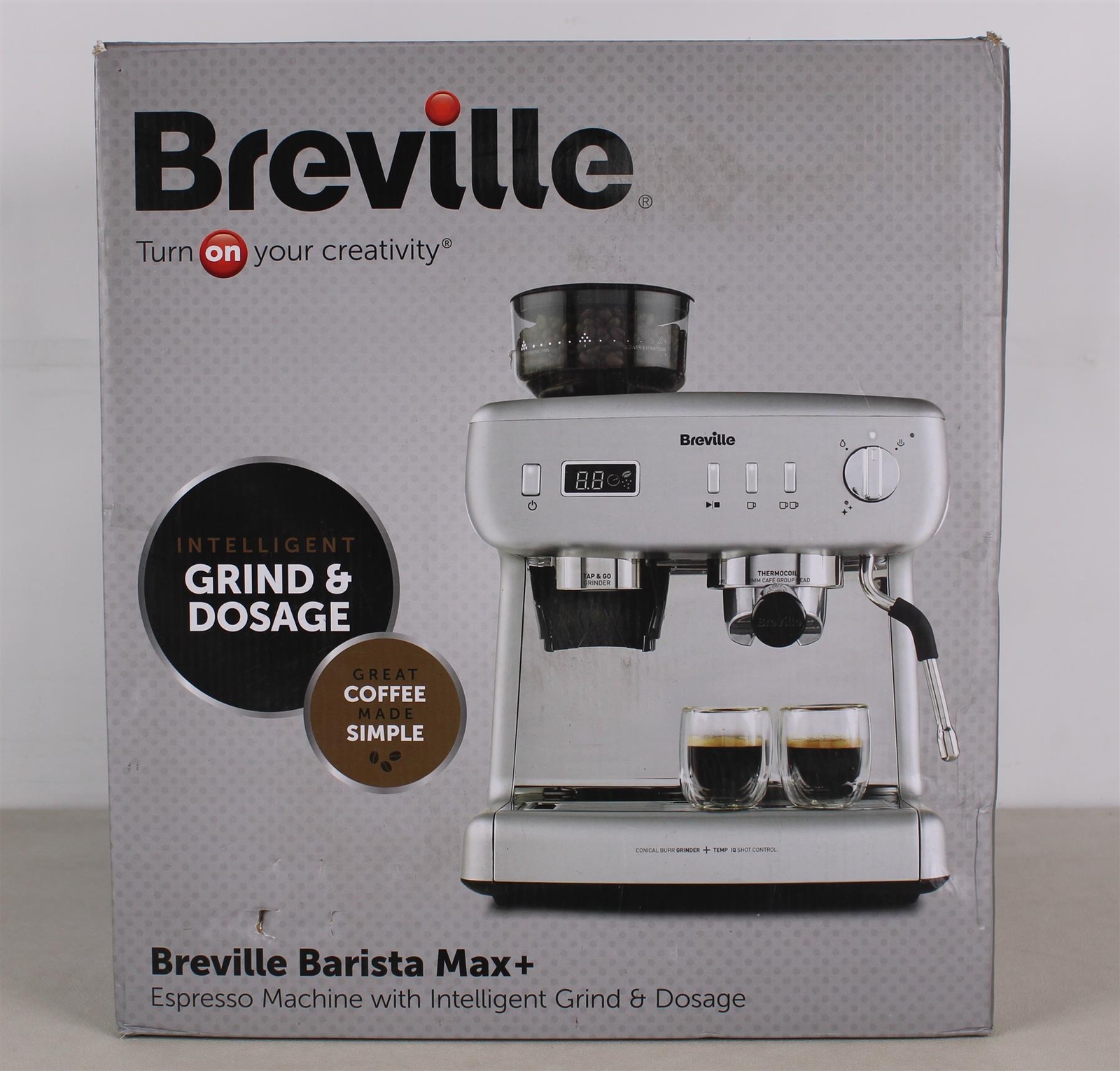 BREVILLE VCF153 BaristaMax+ Bean to Cup Coffee Machine Silver eBay