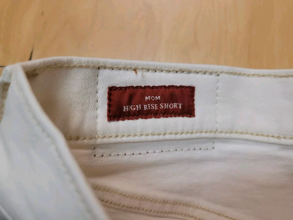 Pantalones cortos de mezclilla para mamá Lucky Brand Pink Floyd deshilachados cintura alta talla 2 Foto 4 de 4