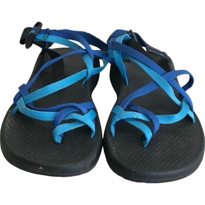 Chaco Hiking Sandals Womens Size Blue ZX2 Vibram Sole