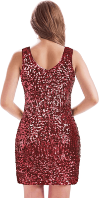Plus Size Red Sequin Sparkly Bodycon Sleeveless Party Tank Dress 3XL NWT |  eBay