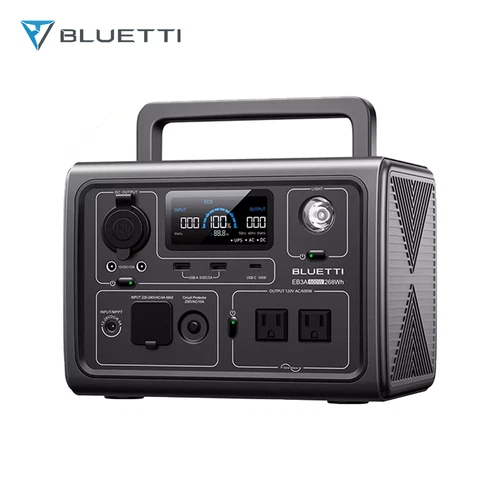 BLUETTI EB3A 600W 268Wh Portable Power Station Solar Generator LFP 2500+Cycles