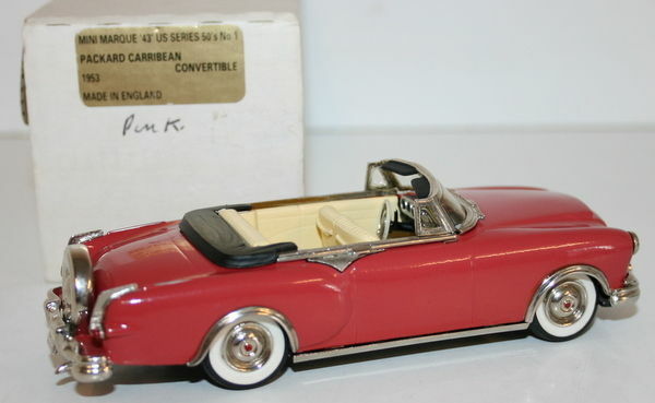 Minimarque 43 US1 - 1953 Packard Caribbean Convertible (Jaune) - 1/43 - Sans Boîte