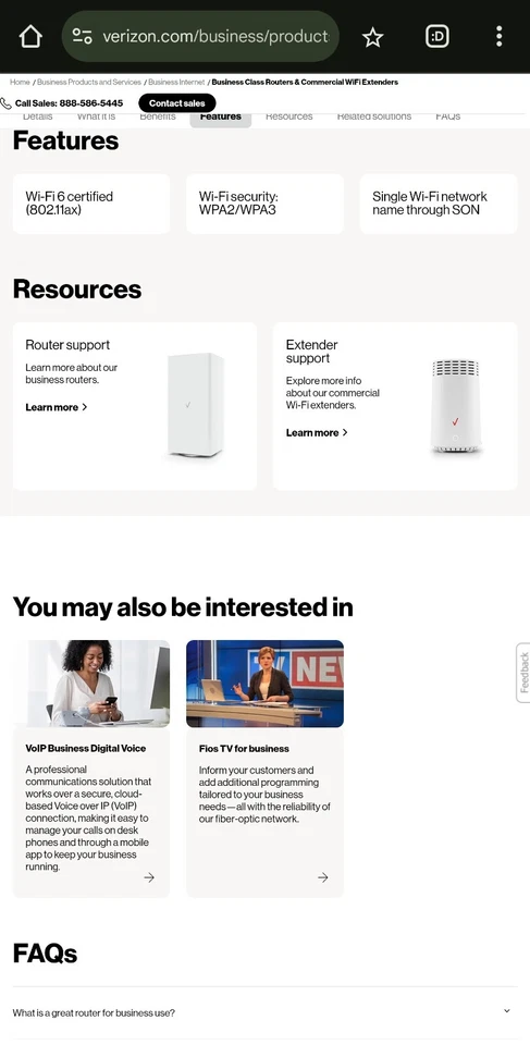 Verizon Business Internet Gateway con plan de datos ilimitados de 100 Mbps o 200 Mbps  Foto 3 de 3