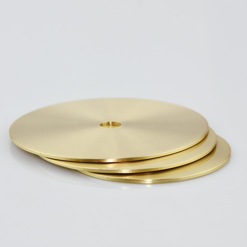 Brass Discs Blanks Metal Round Gasket Sheets Thick 2mm Diameter 2cm-15cm - Picture 6 of 7