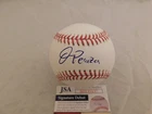 OSWALD PERAZA Signed / Autographed Official Major League Baseball  Angels JSA
