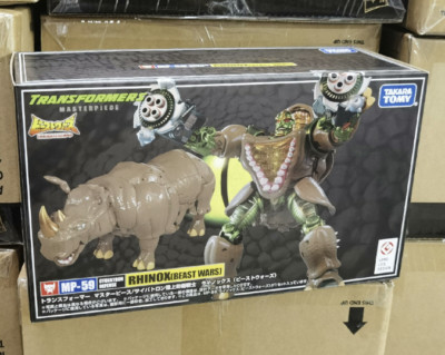 In Stock New Takara Tomy Masterpiece MP-59 Rhinox Transforms Action Figure MP59 
