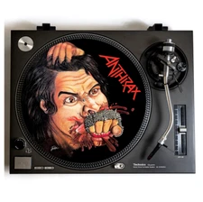 ANTHRAX Turntable Slipmat for Vinyl Records 12" DJ Slip Mat thrash metal vinyls