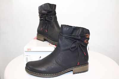 Rieker Mahagoni Z68M1 Damen Stiefel schwarz EU Größe 42 Neu