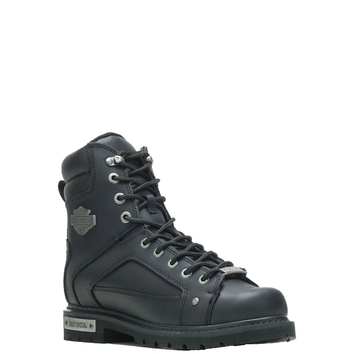 Black Harley-Davidson Lace Up Boots for Men