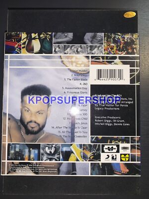 Ghostface Killah Album Ironman CD Gold Edition Wooden Box Set Book