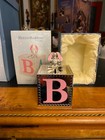  Reed & Barton 2700 Gingham Bunny SILVER PLATE Bank Pink Blue BABY GIFT Rare! — photo 1