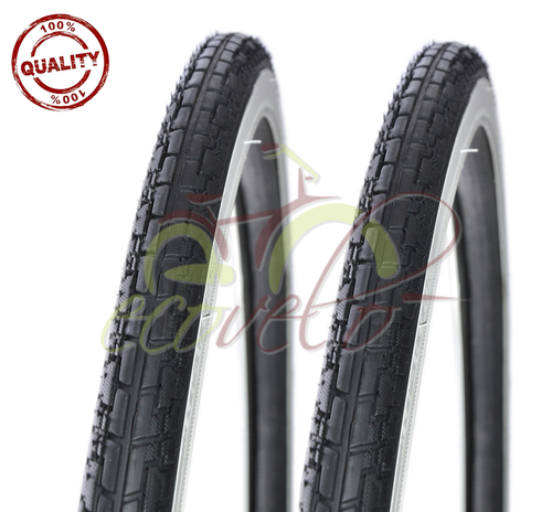 2 COPERTONI BIANCO NERO PER BICI BICICLETTA 28 X 1 5/8 3/8 700 35 VINTAGE R  | eBay
