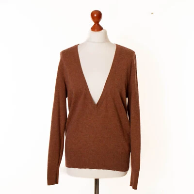 PETER HAHN Damen Braun Seide & Kaschmir Pullover Größe D 38  11579 - Bild 1 von 4
