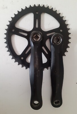 Fahrradgarnitur mit festem Klick gemarkt DT Zähne 46, Fuji Specialized Raleigh