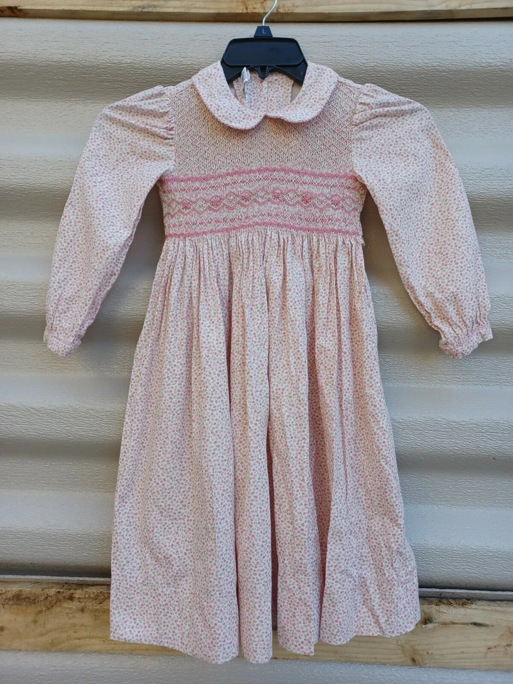 Vestido Floral Fancy Threads Diseñado por Maria Elena Niñas Pascua Calado 6 Foto 3 de 4