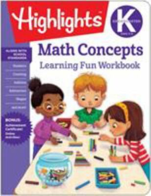 Kindergarten Math Concepts; Highlights Learning F- 9781684372836, paperback, new