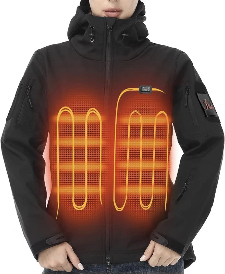 Women's Heated Jacket 12V/8500mAh Battery Pack 165℉/8hrs 8 heat Zones 3XL
Opens in a new window or t