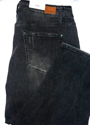 NWT Judy Blue Gray High Waist Skinny Fit Slightly Distressed Capri Jean Size 20W