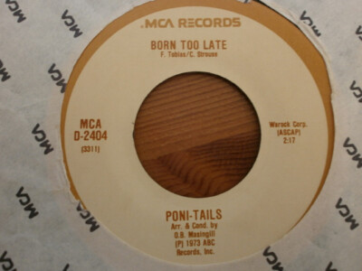 The Elegants / Poni-Tails - Little Star / Born Too Late (7'', RE)