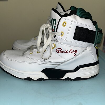 Patrick Ewing 33 HI ホワイト Patrick Ewing 33 HI 1EW90014-112 Sneakers Men's White Leather