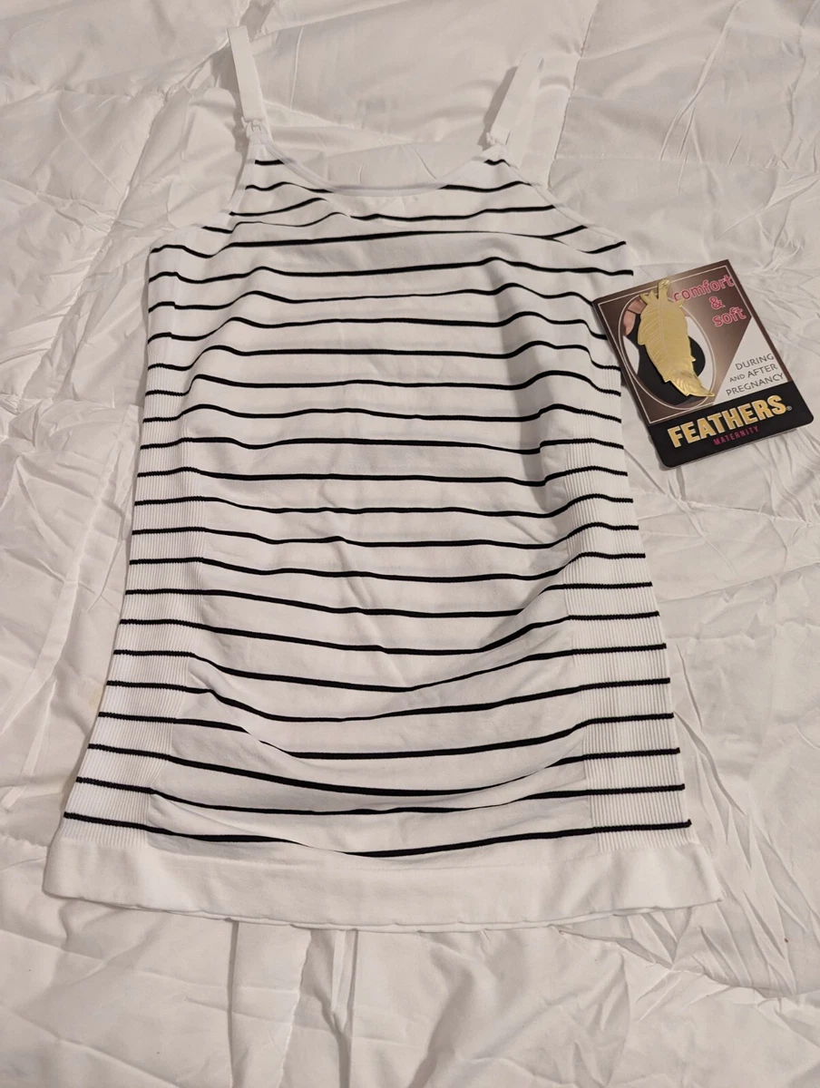 feathers maternity tank