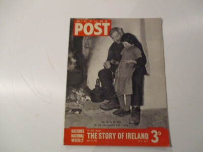 July 27th 1940, PICTURE POST, Eamon De Valera, Sir James Craig, Brigid Flaherty.